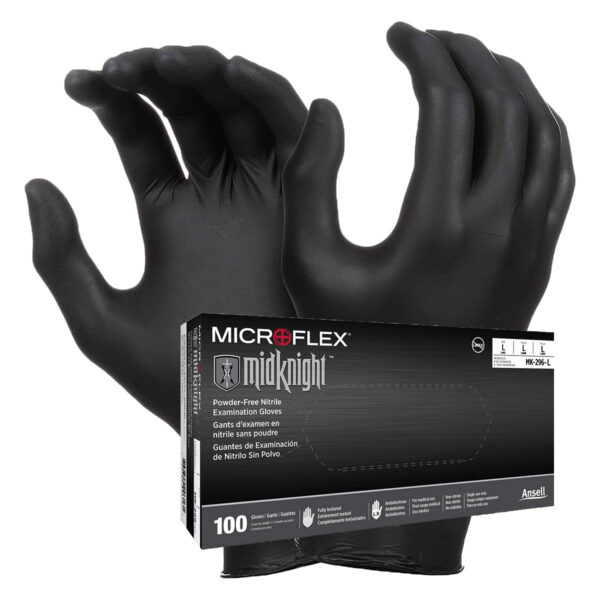 NITRILE EXAM GLOVES SZ LARGE