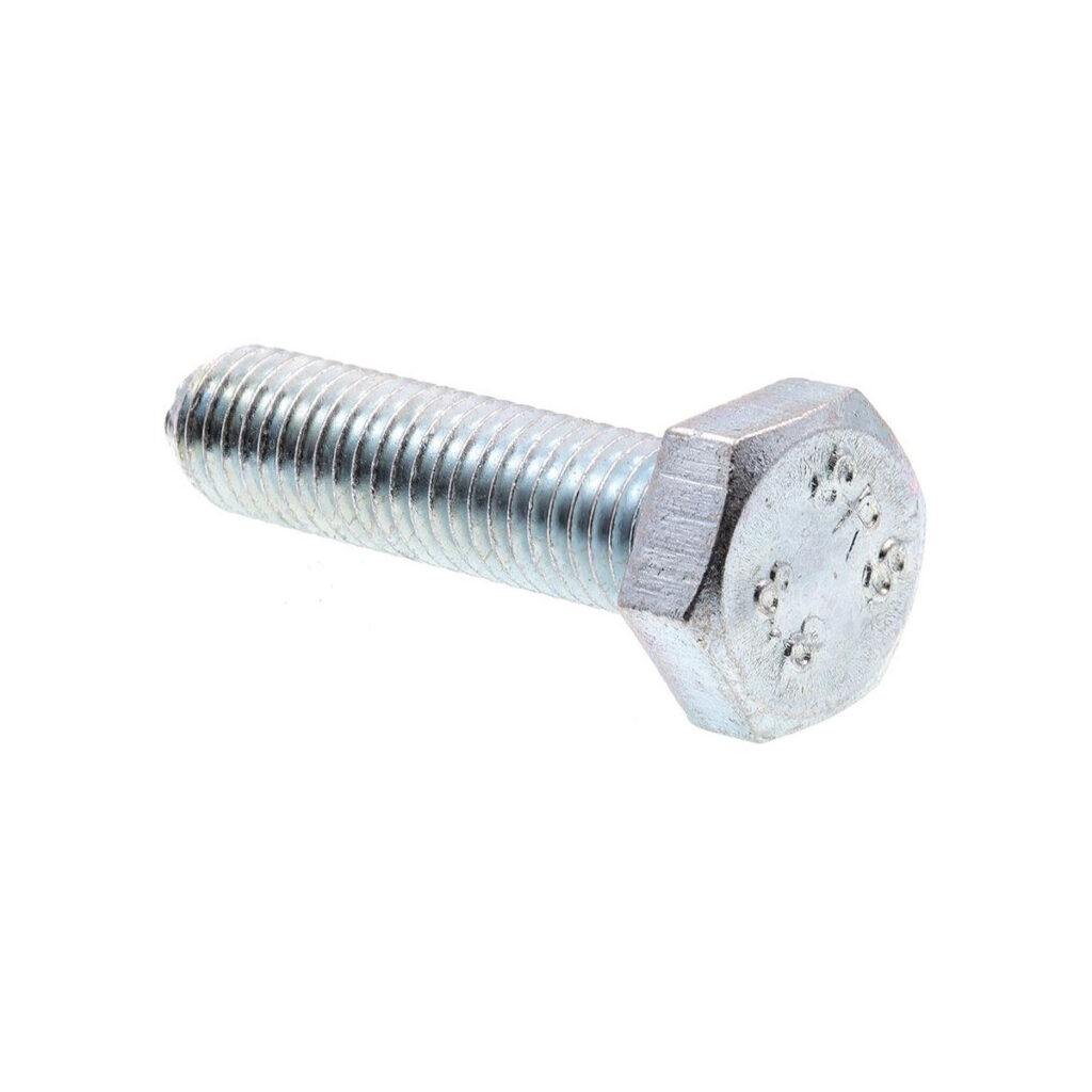 M12-1.75 X 90mm Hex Cap Bolt Zinc (Qty: 100)