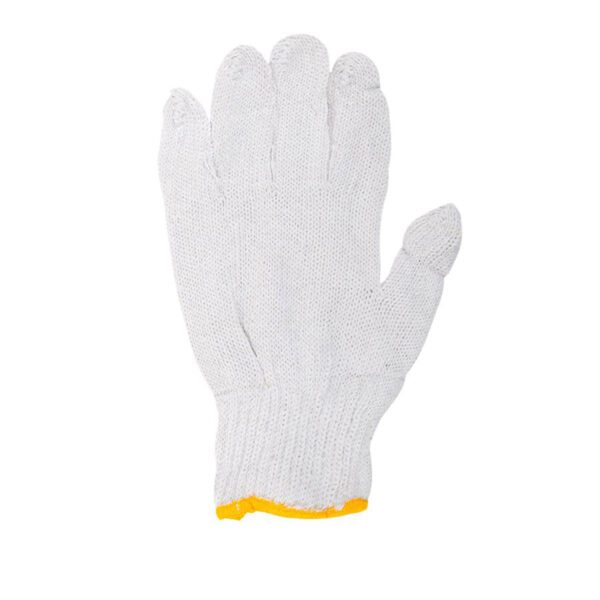 COTTON GLOVES MED YELLOW