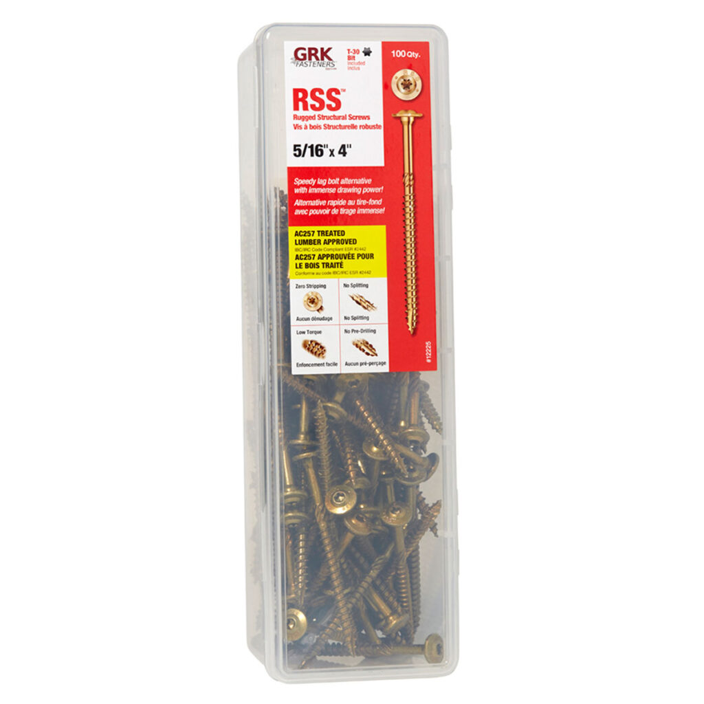 5/16" X 4" RSS GRK Screw (Qty: 100)