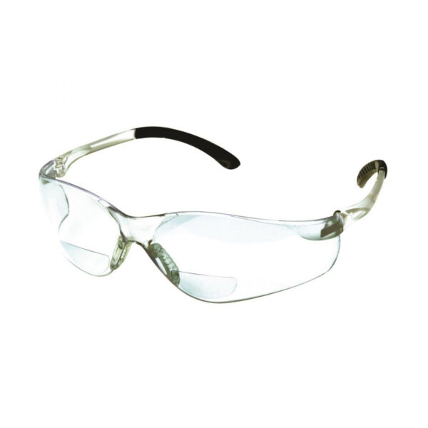 Bifocal Safety Glass +1.5 Clear Lens