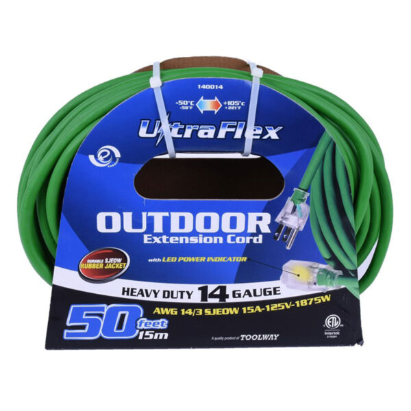 14/3 X 50' RUBBER JACKET EXTENSION CORD
