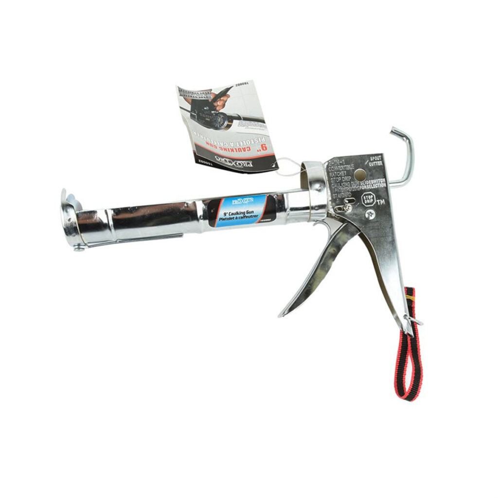 Caulking Gun 9" Chrome Dripless