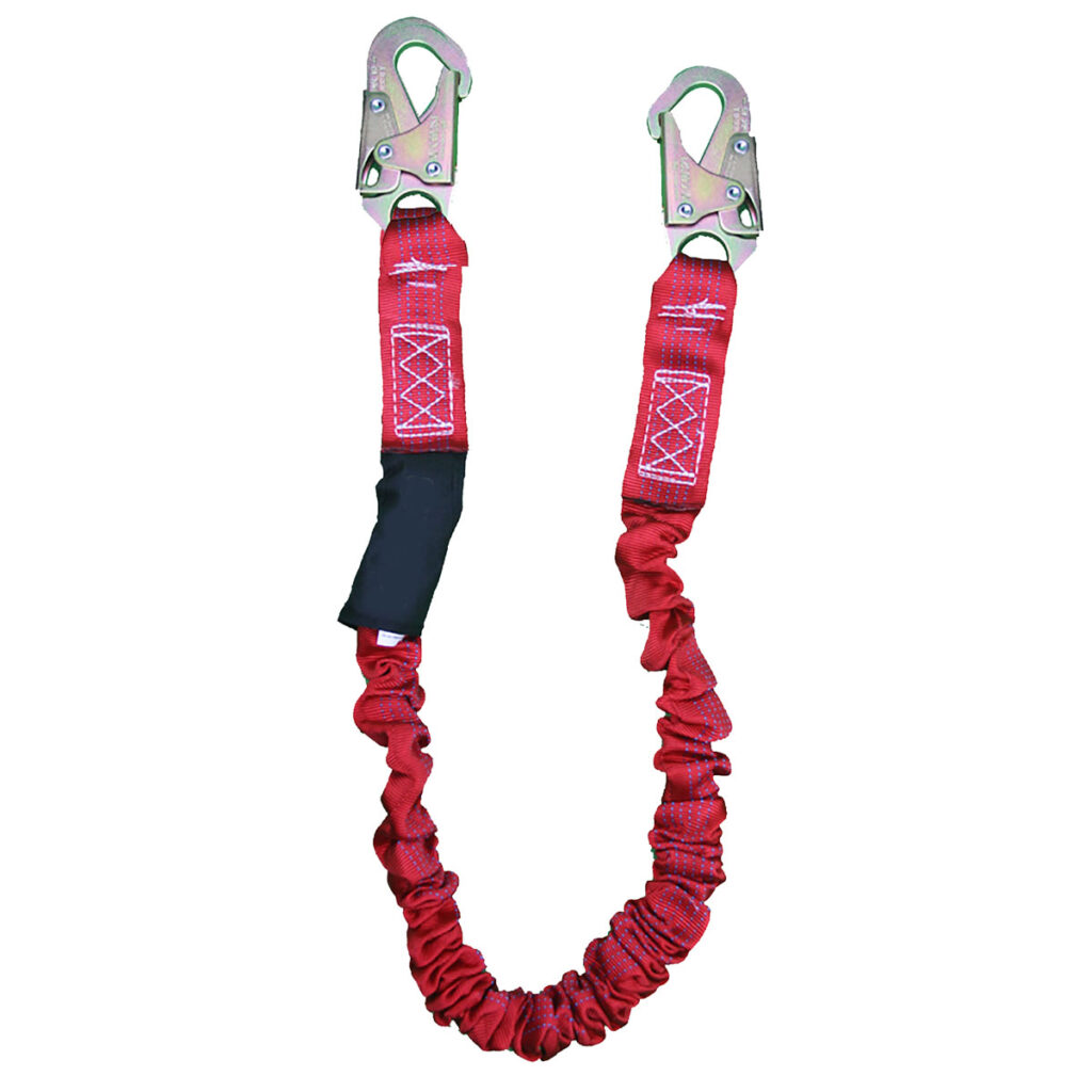 Dentec 6' Shock Absorber Lanyard w/ 2 Small Hooks