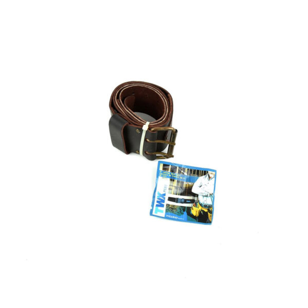 TOOL BELT LEATHER 3IN WIDE DOUBLE NEEDLE BUCKLE TOP GRAIN OIL TANNED