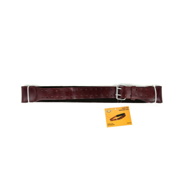 TOOL BELT LEATHER 3IN WIDE DOUBLE NEEDLE BUCKLE