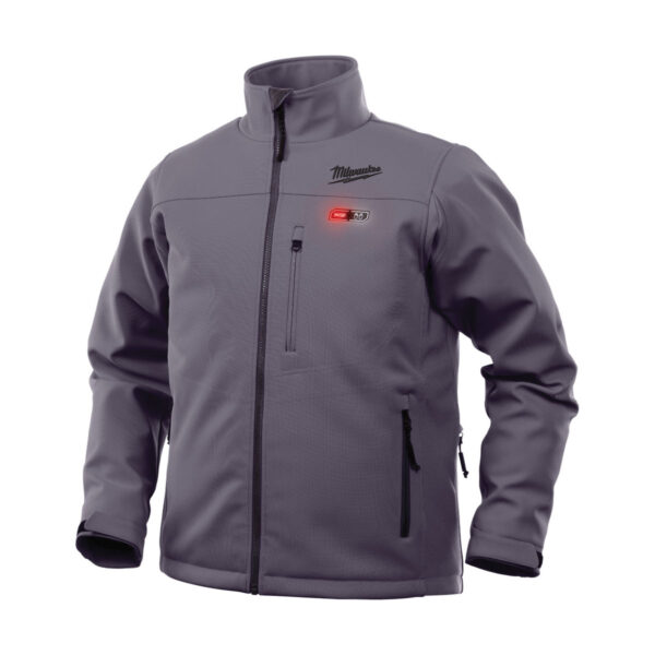 MILWAUKEE M12 HEATED GREY JACKET KIT -XL