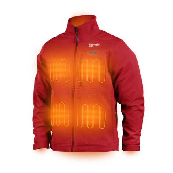 MILWAUKEE M12 HEATED RED TOUGHSHELL JACKET KIT - L