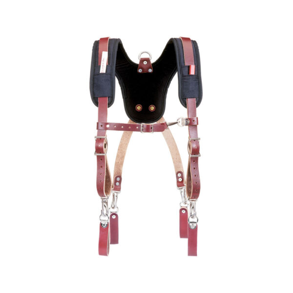 Kuny's Fully Adjustable Padded Yoke Leather Suspenders