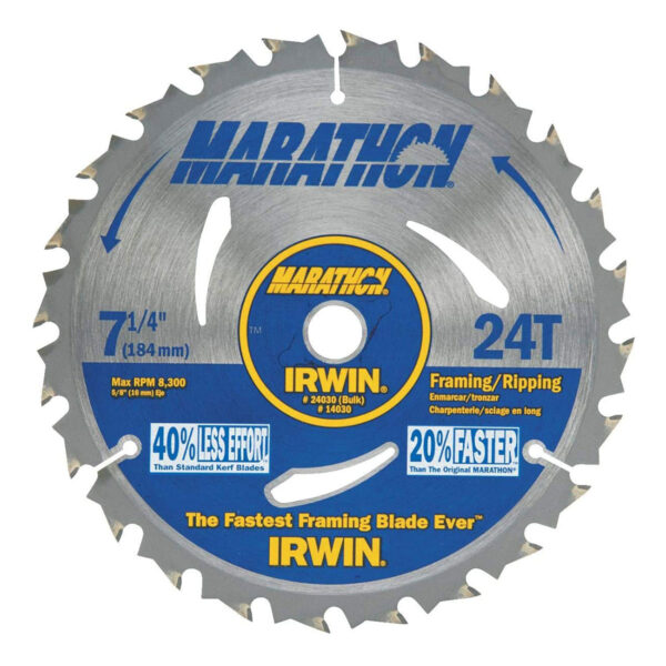 IRWIN 7 1/4 MARATHON CIRC SAW BLADE
