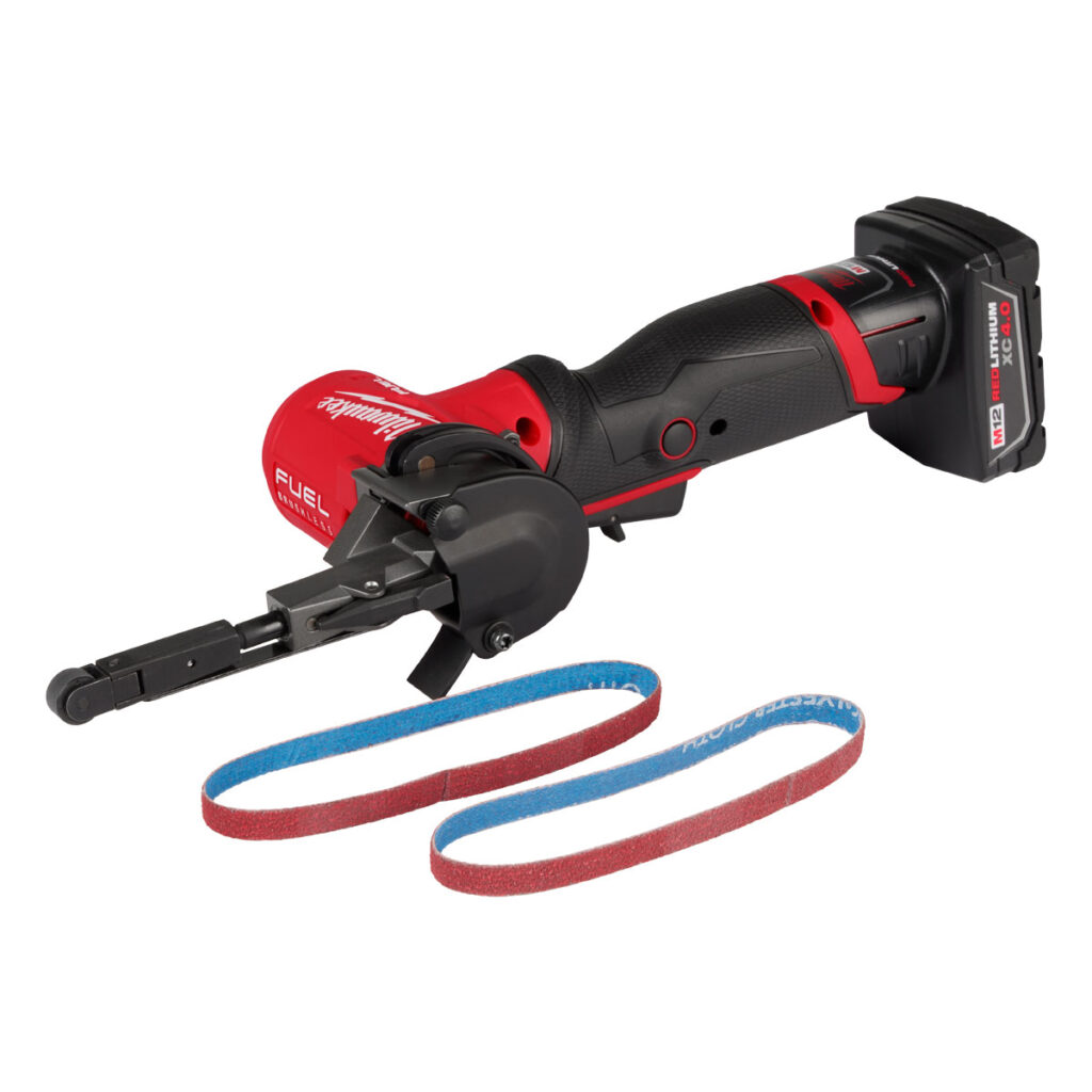 Milwaukee M12 Belt Sander, 3/8" X 13"