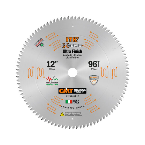 CMT ITK Xtreme 12" X 96 Tooth Ultra Finish Saw Blade