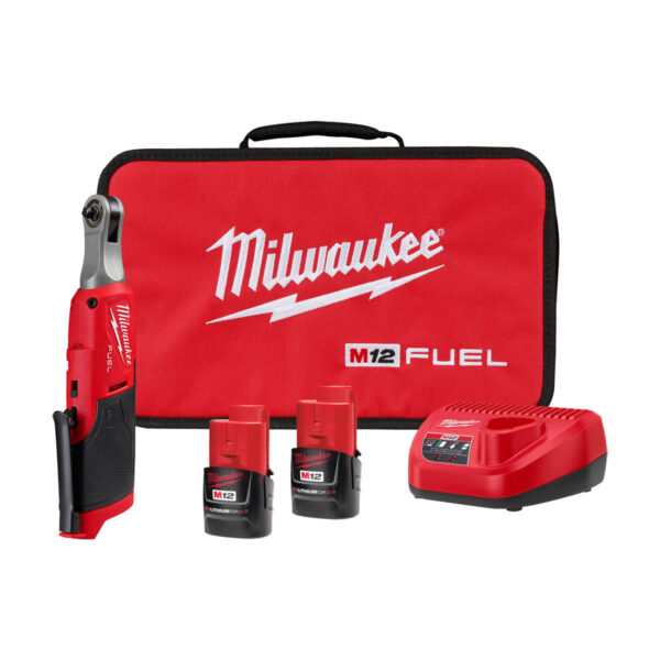 MILWAUKEE M12 FUEL 1/4" HI-SPEED RATCHET KIT