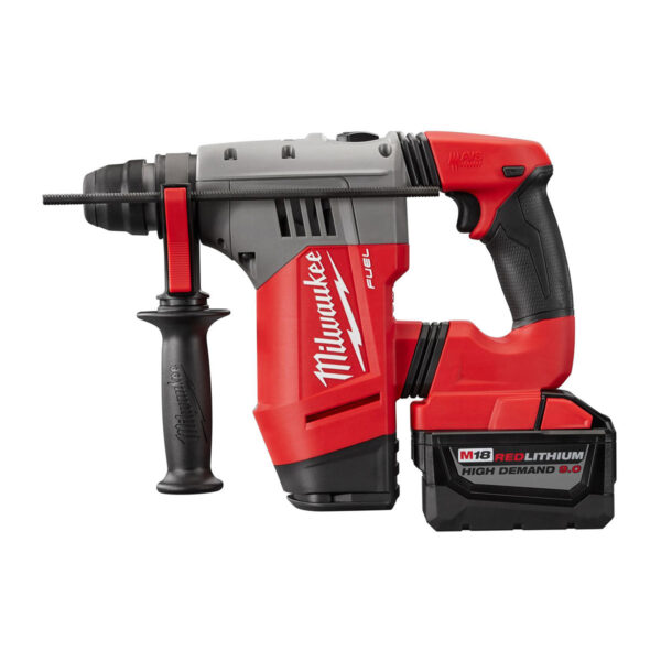 MILWAUKEE M18 FUEL 1 1/8" SDS + ROTARY HAMMER KIT W/ 1 9AH BATTERY