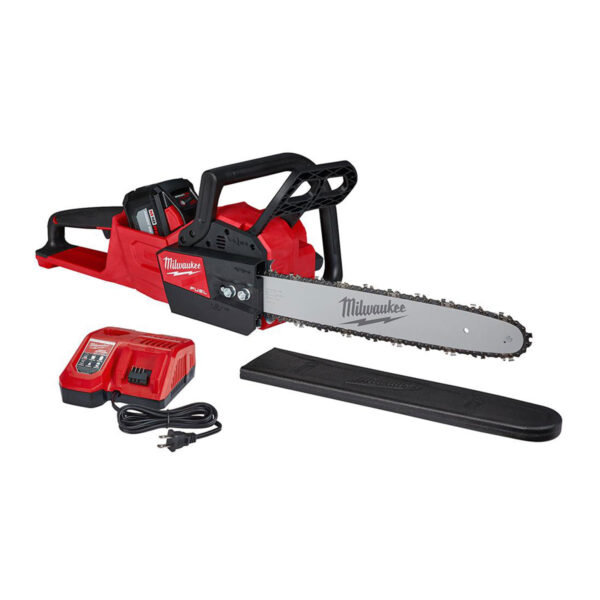 MILWAUKEE 12AMP CHAINSAW KIT W/ 12 AH BATTERY + RAPID CHARGER