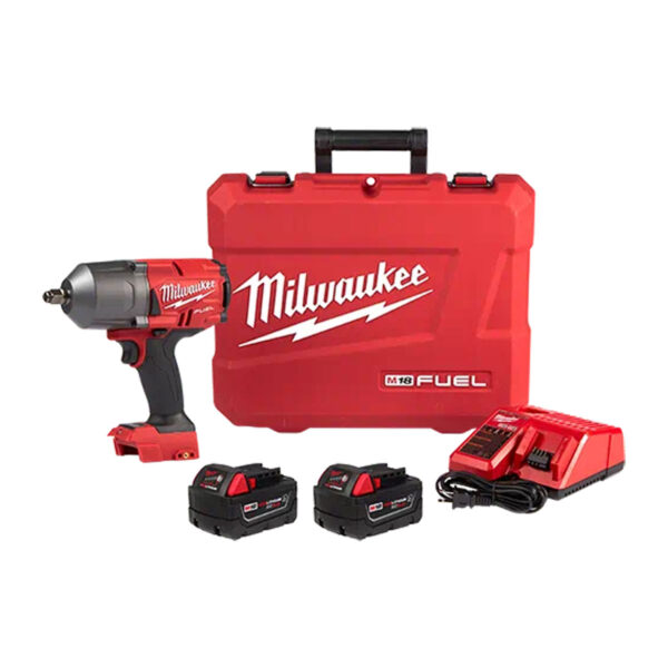MILWAUKEE M18 FUEL 1/2" HTIW W/ 2 X 5 AH BATTERIES