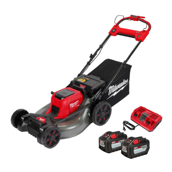 MILWAUKEE M18 FUEL 21" SELF PROPELLED DUAL BATTERY LAWN MOWER W/ 2 X 12AH