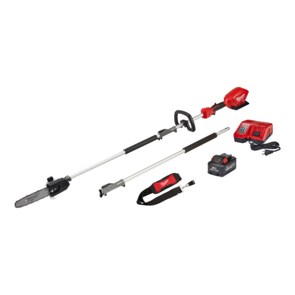 MILWAUKEE M18 FUEL 10" POLE SAW KIT W/ QUIK-LOK ATTACHMENT 1 X 8AH BATTERY