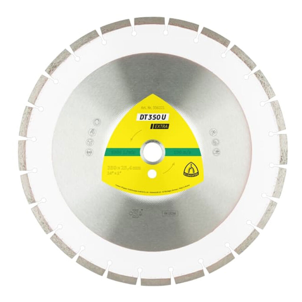 12” x 20mm DT 350 U Diamond Cutting Blades