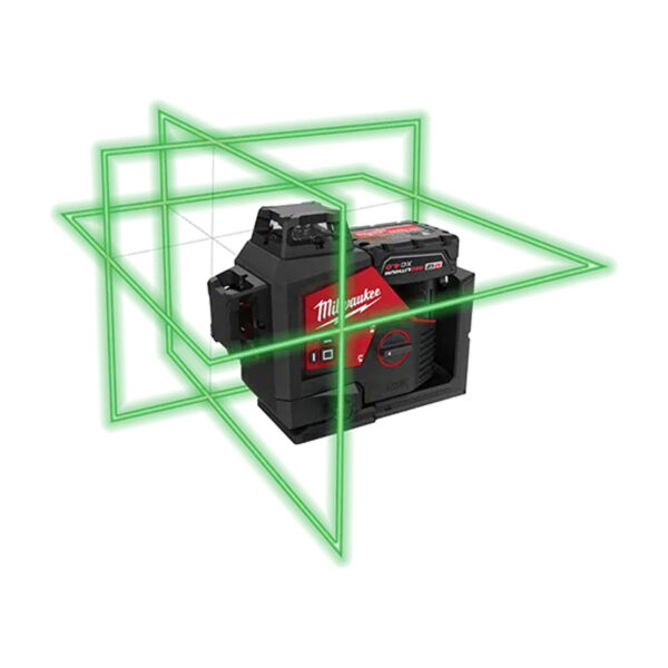 M12 GREEN 360 DEGREE 3-PLANE LASER KIT