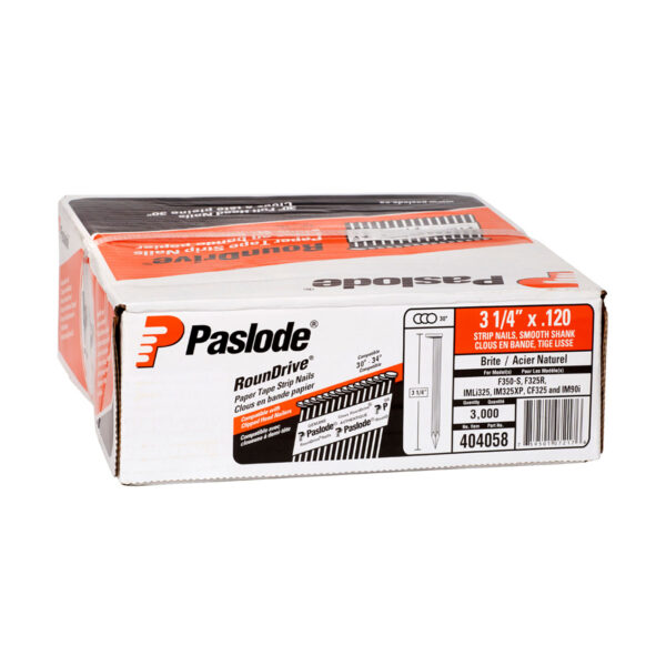 3-1/4 SMOOTH STRIP NAIL 3M/BOX PASLODE