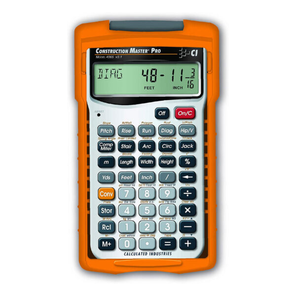 HAND-HELD CONSTRUCTION CALCULATOR