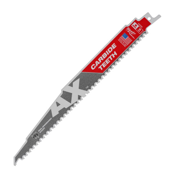 MILWAUKEE 9 IN. 5 TPI WITH CARBIDE TEETH THE AX SAWZALL BLADE 1/PK