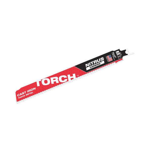 MILWAUKEE 9' 7 TPI TORCH W/ NITRUS CARBIDE RECIP BLADE