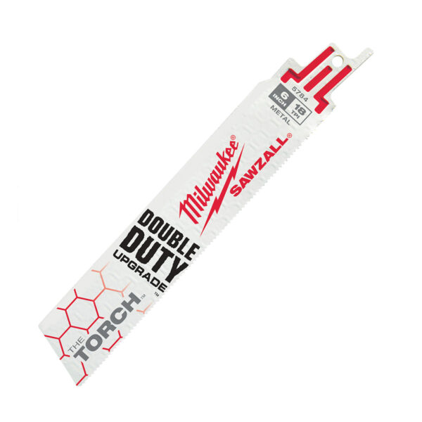 MILWAUKEE 6X18T.P.I. TORCH SAWZALL BLADE 5PACK