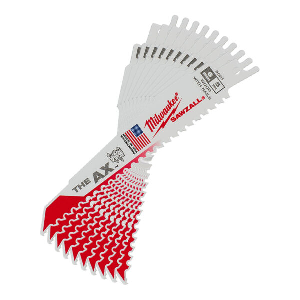 MILWAUKEE 6" 5 TPI THE AX SAWZALL BLADE 100 / BX