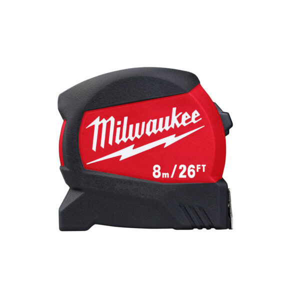 MILWAUKEE 8M/26' COMPACT WIDE BLADE TAPE MEASURE