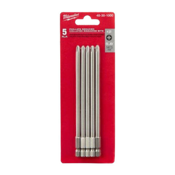 MILWAUKEE 5 PACK OF PR2 COLLATOR BITS