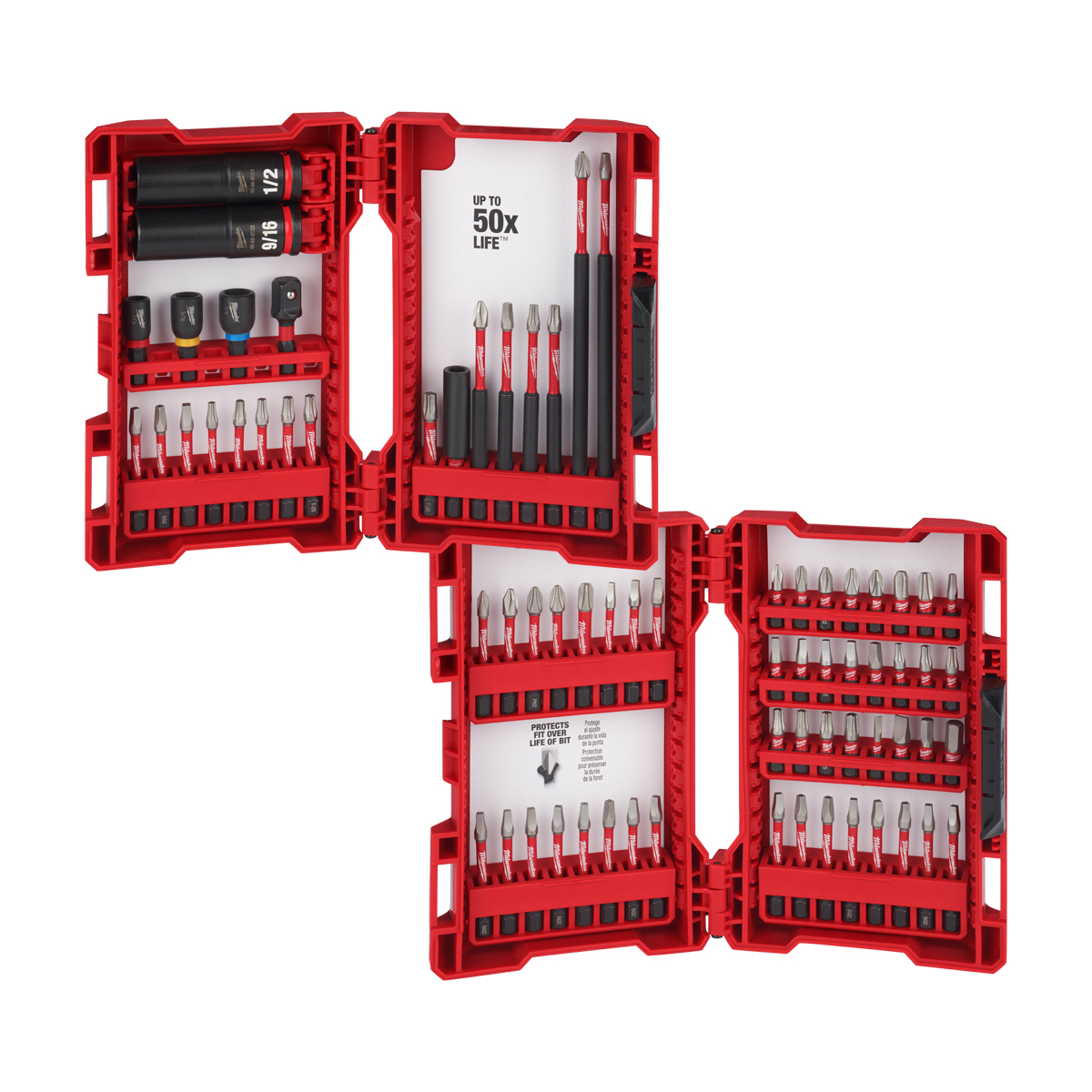 MILWAUKEE SHOCKWAVE 70PC IMPACT DRIVER BIT SET » Fastek Inc