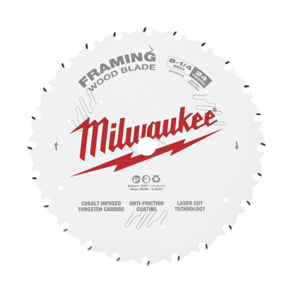 MILWAUKEE 8-1/4 X 24T SAW BLADE