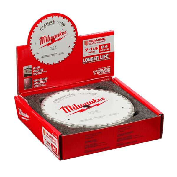 MILWAUKEE 71/4 X 24T FRAMING BLADE COATED