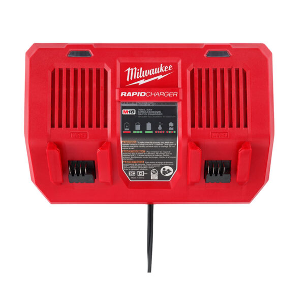 MILWAUKEE M18 DUAL BAY SIMULTANEOUS RAPID CHARGER