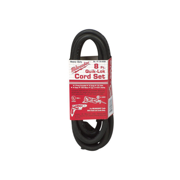 MILWAUKEE 8' QUICK LOCK CORD