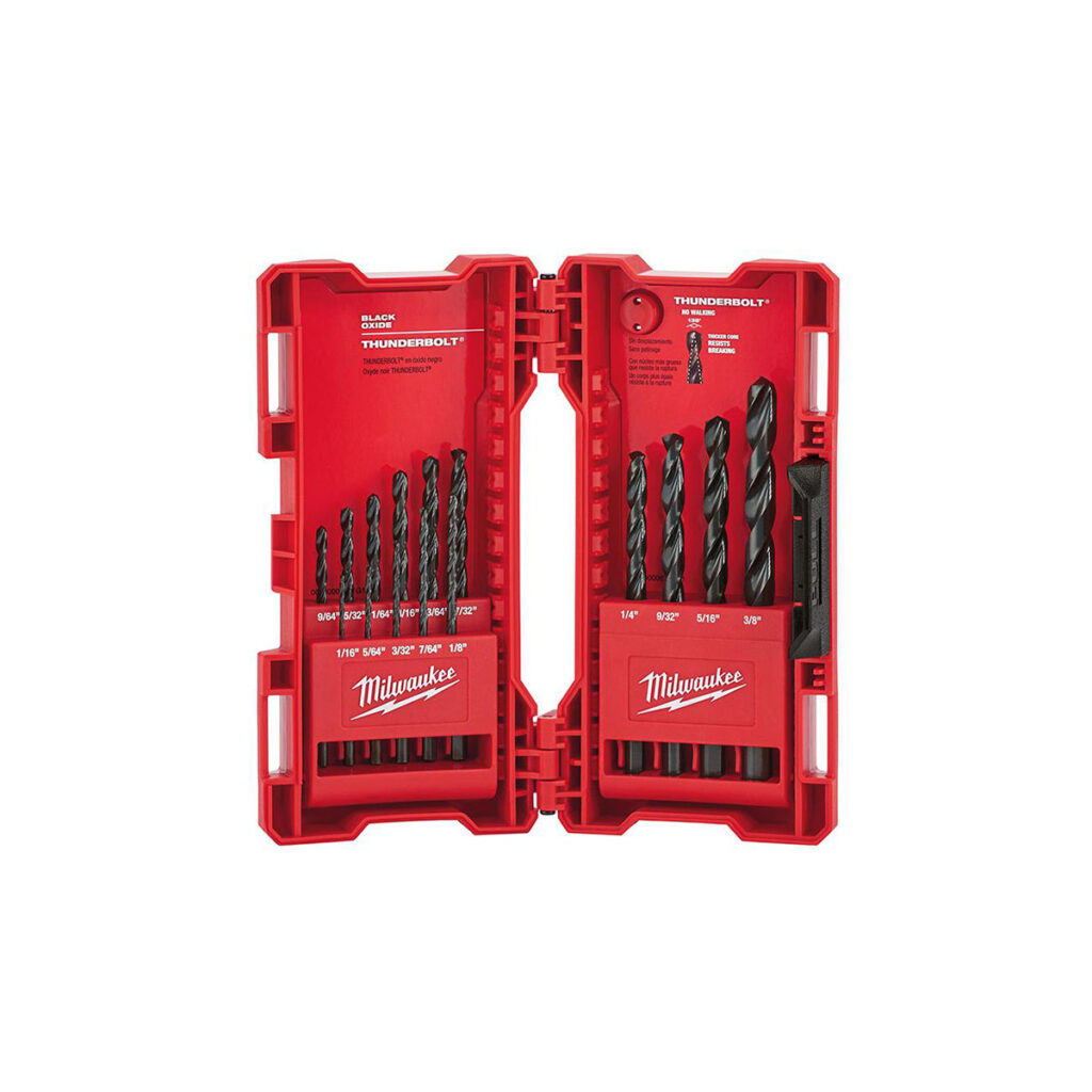 Milwaukee Black Oxide Drill Bit Set 15PCS
