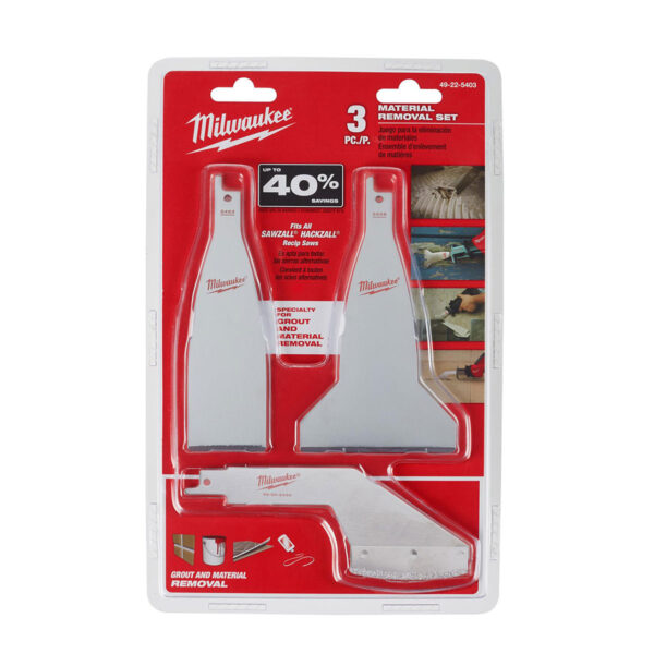 MILWAUKEE 3PC RECIP SCRAPER SET
