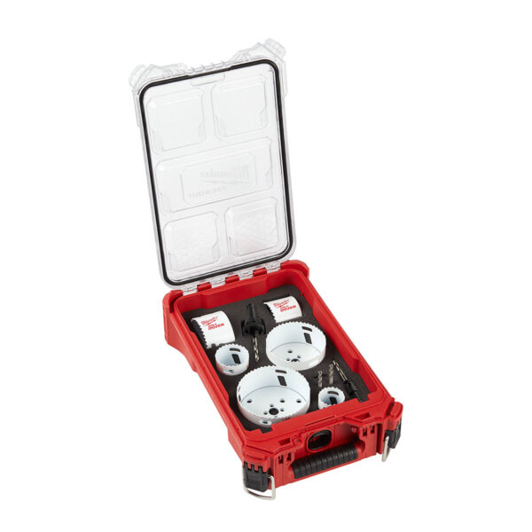 MILWAUKEE PACKOUT W/ 10PC HOLE SAW KIT