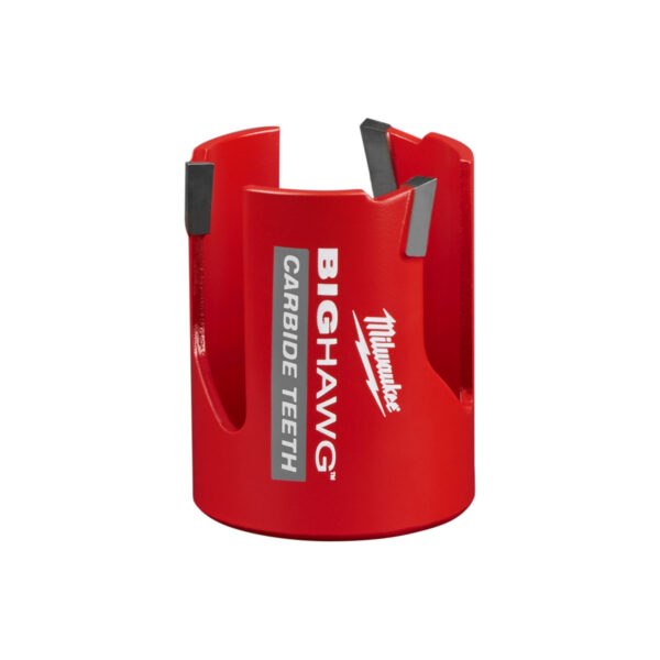 MILWAUKEE 2-1/8" BIG HAWG HOLE SAW WITH CARBIDE TEETH