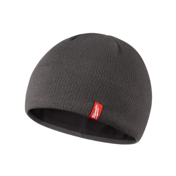 MILWAUKEE GRAY FLEECE LINED BEANIE