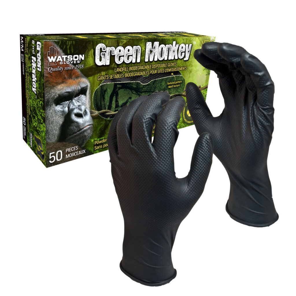 Monkey Wrench 8mil Diamond Grip Black Large
