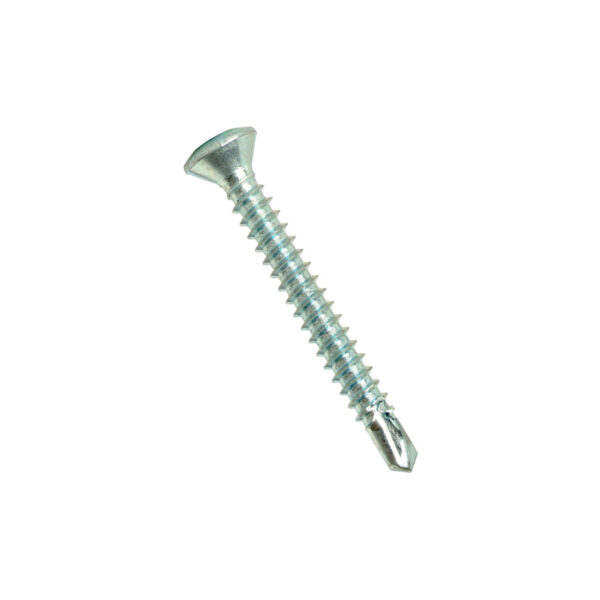 6 X 1 1/4" OVAL SOCKET TEK SCREW ZINC / C