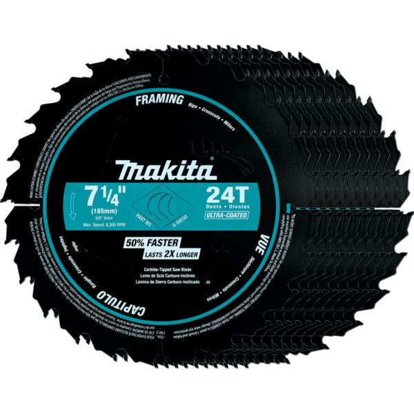 MAKITA 7 1/4" CIRC SAW BLADE 24TOOTH