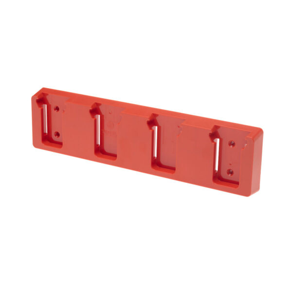 Red Holder for Milwaukee 18v Batteries