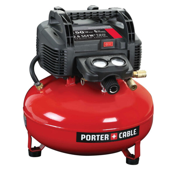 PORTER CABLE 6 GAL. PANCAKE COMPRESSOR
