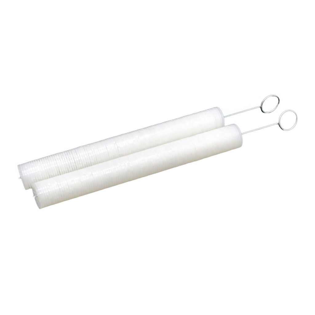 White Plastic Caps - 1" Bostitch Style, 2.5m/cs