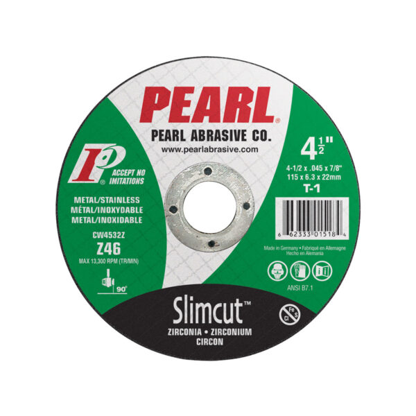 Pearl CW4532Z SlimCut™ ZC 4 1/2 x .045 x 7/8 Z46 T-1