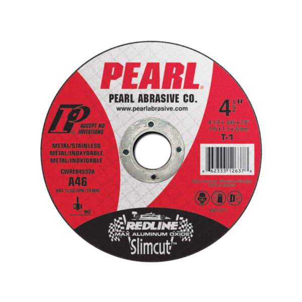 Pearl CWRED4532A Redline™ SlimCut™ 4-1/2 X .045 X 7/8 A46 T-1